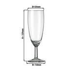 GGM Gastro | (6 stuks) champagneglazen - Gilde - 160ml - met, Verzenden