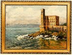 Ugo Flumiani (1876-1938) - Il Castello di Raggio a Genova, Antiek en Kunst
