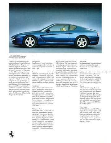 1997 FERRARI GENEVE MOTORSHOW PERSMAP 1156/97, Nieuw, Ferrari, Author