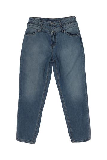 Pepe Jeans Broek in maat W28 Blauw, Kleding | Dames, Pepe Jeans, Verzenden, Gedragen, Blauw