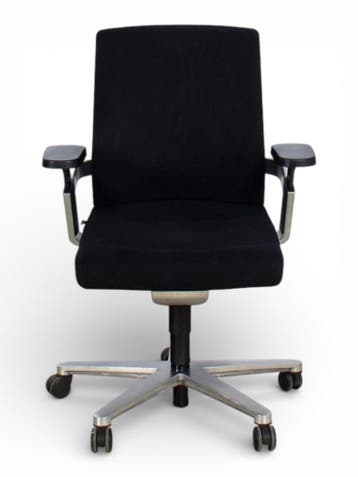 Wilkhahn ON174/7, gestoffeerd- zwart, Ophalen of Verzenden, Ergonomisch, Gebruikt