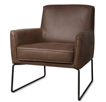 Fauteuil Bach - fauteuils, Nieuw, Leer