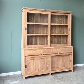 Moderne Buffetkast | Massief hout | 140cm t/m 240 |V.a €1395, 200 cm of meer, Teakhout, Nieuw, Ophalen of Verzenden