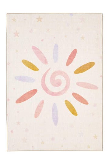 Kindervloerkleed | Play | Spiraal | Crème | 100x150 cm, Verzenden, Nieuw