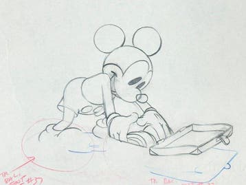 Walt Disney - Mickey Mouse-productie-tekening (1939) -, Nieuw