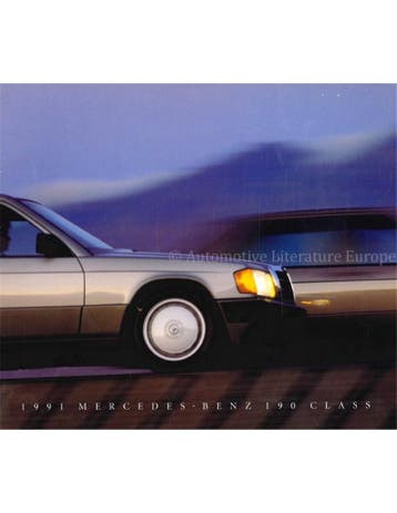 1991 MERCEDES BENZ 190 BROCHURE ENGELS (VS), Nieuw, Author
