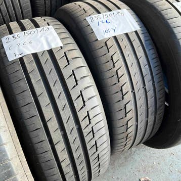 2 x Continental PremiumContact 6 235-50-18 Zomerbanden 5,5mm, 18 inch, Gebruikt, Ophalen of Verzenden, 235 mm