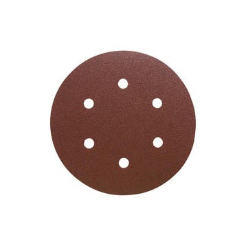 Schuurschijf klittenband hout 150mm K320 6-gats FORMAT, Verzenden, Nieuw