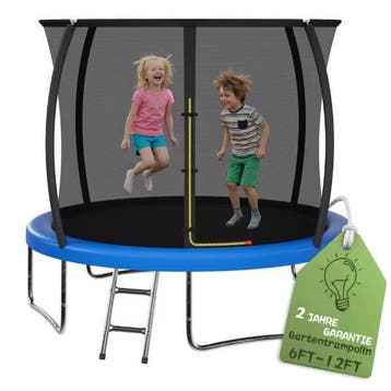 Trampoline 305 cm met Net en Ladder Complete Set Buiten, Verzenden, Nieuw