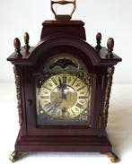 Tafelklok - Wuba Warmink - Antiek Hout, Messing - 1950-1960