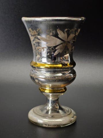 Bohemian - Peasant silver - Bokaal - Glas