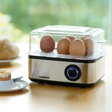 TIROSS Eierkoker voor 8 eieren met automatische uitschake..., Ophalen of Verzenden, Nieuw