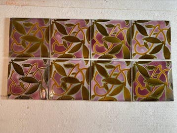 Art Nouveau Tegel (8) - Art Nouveau - 1900-1910 - Boch La