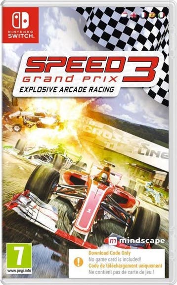 Speed 3 GP (Downloadcode in box) Switch Morgen in huis!, 2 spelers, Ophalen of Verzenden, Zo goed als nieuw, Vanaf 7 jaar