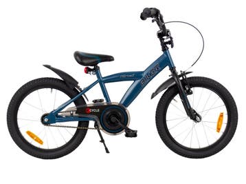 2Cycle Biker Kinderfiets - 18 inch -  Blauw - Jongensfiets -, Verzenden, Nieuw, 18 inch, 2Cycle