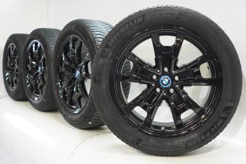 BMW iX3 G08 842 19 inch velgen Michelin Runflat Winterbanden, Auto-onderdelen, 19 inch, Gebruikt, Velg(en), Winterbanden