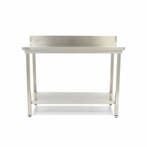 Werktafel rvs - 120 x 60 cm - Verstelbare Hoogte - met Spatr, Verzenden, Nieuw in verpakking