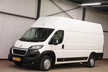 Peugeot Boxer 2.2 BlueHDi 140PK L4H3 AIRCO CRUISE CONTROL, Stof, Gebruikt, Euro 6, Wit