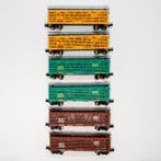 Atlas N - 2411/2412/2414 - Modeltrein goederenwagon (6) -, Nieuw