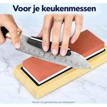 Ruhhy Dubbelzijdige messenslijpset – Compleet met accesso., Ophalen of Verzenden, Nieuw, Overige typen
