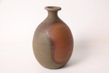 Bizen-keramiek Tokkuri-sakefles door Matsumoto Katsuya —, Antiek en Kunst