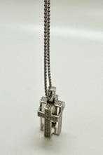 Other brand - Ketting met hanger - 18 karaat Witgoud - Roger