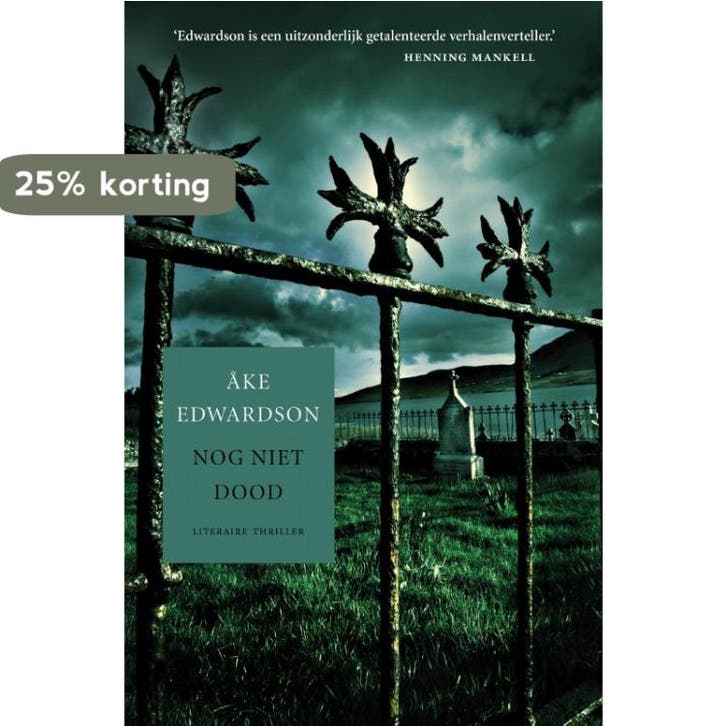 Nog niet dood / Erik Winter / 9 9789022996423 Åke Edwardson, Boeken, Thrillers, Gelezen, Verzenden