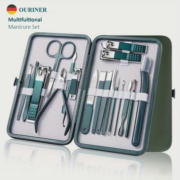 Professionele Manicure & Pedicure Set - 7/10/12/18 Delig - R, Verzenden, Nieuw