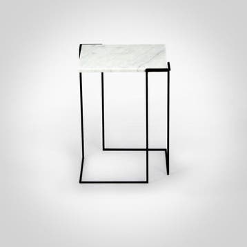 DFlab Studio - Bijzettafel - GravitY - Carrara-marmer,