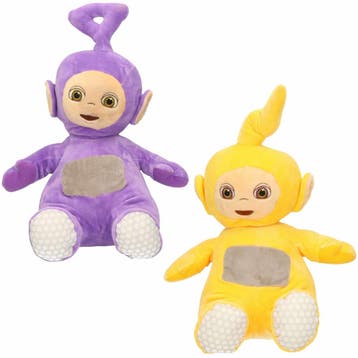 Teletubbies knuffels Tinky Winky en Laa-Laa - pluche - 30, Verzenden, Nieuw