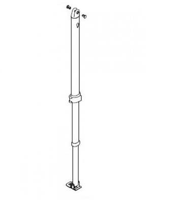 Fiamma right support leg CS225/F35 220 05-07, Ophalen of Verzenden, Nieuw, Fiamma