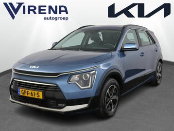 Zakelijke Lease |  Kia Niro 1.6 GDi Hybrid DynamicLine, Automaat, Stof, Gebruikt, Blauw