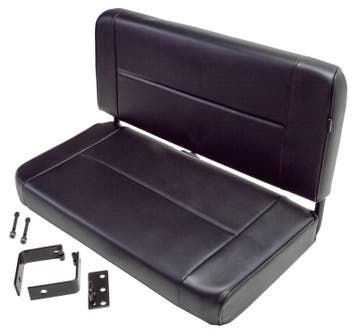 Rugged Ridge Fixed Rear Seat Black 55-95 Jeep CJ / Jeep, Ophalen of Verzenden, Nieuw