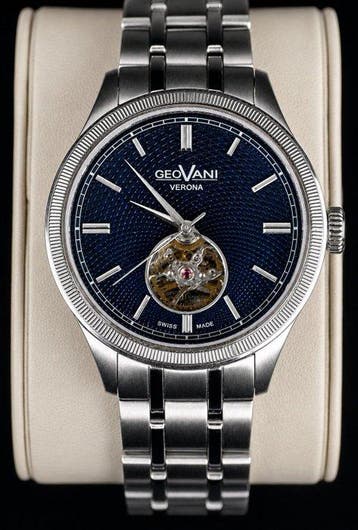 GEOVANI - Verona Open-Heart Swiss Automatic Watch -, Nieuw