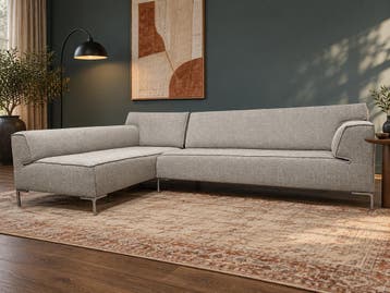 NIEUW GESTOFFEERD Design on Stock Bloq Hoekbank + GARANTIE, 250 tot 300 cm, Design Bank Bankstel Zetel Hoekbank Design on Stock