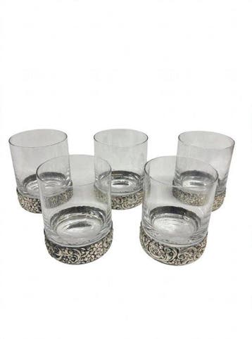 Drinkset - Zilver, Kristal