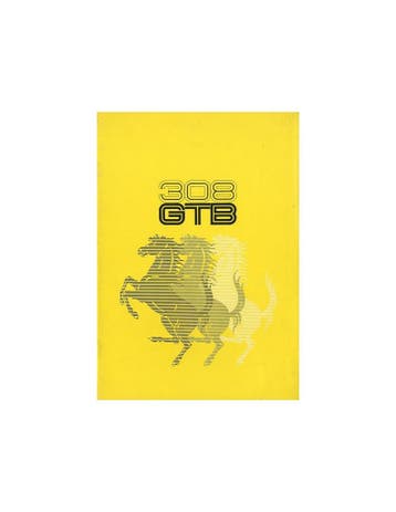 1976 FERRARI 308 GTB BROCHURE 120/76, Nieuw, Ferrari, Author