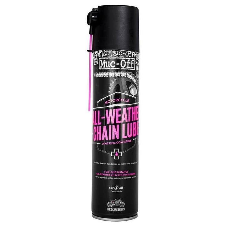All-Weather Chain Lube kettingspray 400ml Muc-Off, Motoren, Kleding | Motorhelmen, Verzenden