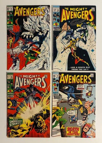 The Avengers #61 #64 #65 #74 - 1st app of the Avengers, Nieuw