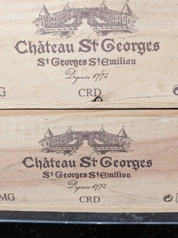 2014, 2015 Château Saint-Georges - Saint-Émilion - 2 Magnums, Verzamelen, Nieuw