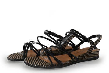 Tamaris Sandalen in maat 39 Zwart, Tamaris, Verzenden, Zwart, Sandalen of Muiltjes