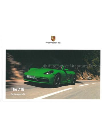 2021 PORSCHE 718 BOXSTER | CAYMAN HARDCOVER BROCHURE ENGELS, Boeken, Nieuw, Porsche, Author