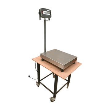 Bankweegschaal Ohaus Defender 3000, 60 kg, LCD, industrieel,, Ophalen of Verzenden