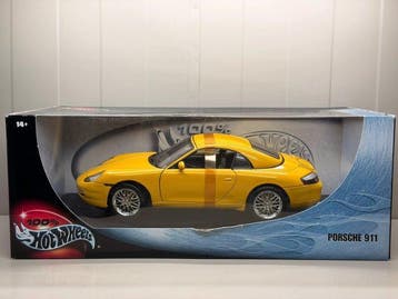 Hot Wheels 1:18 - Modelauto - Porsche 911, Hobby en Vrije tijd, Nieuw