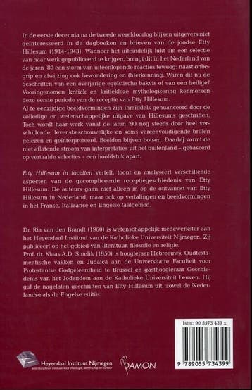 Etty Hillesum in facetten / Etty Hillesum Studies / I, Boeken, Verzenden, Zo goed als nieuw