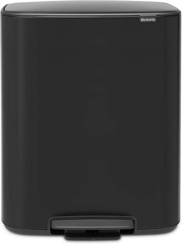 Brabantia Bo Prullenbak - 60 liter - Matt Black