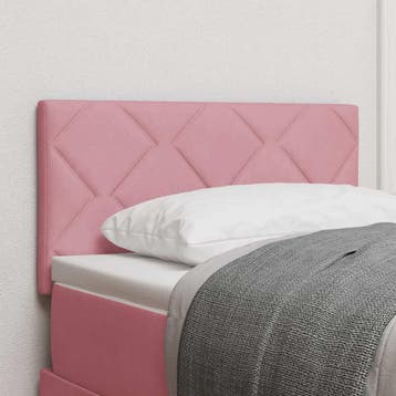 vidaXL Hoofdbord Roze 80 cm Fluweel, Verzenden, Nieuw, Stof