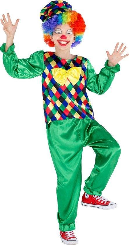 2dekans | dressforfun - jongenskostuum clown Freddy 104, Hobby en Vrije tijd, Feestartikelen, Zo goed als nieuw, Ophalen of Verzenden