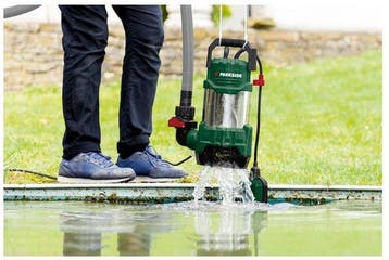 Dompelpomp - Vuilwaterpomp - 1100W - Groen - Parkside, Verzenden, Zo goed als nieuw