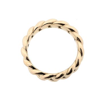 Gouden Classico ring | Bron Jewelry, Sieraden, Tassen en Uiterlijk, Ringen, Gebruikt, Overige kleuren, 19 tot 20, Ophalen of Verzenden